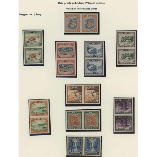 1802 - 1937-74 MOSTLY MINT COLLECTION ON LEAVES inc. N.Z. Postal Fiscal 2/6d to £1, 1944-46 set to 3/- plus... 