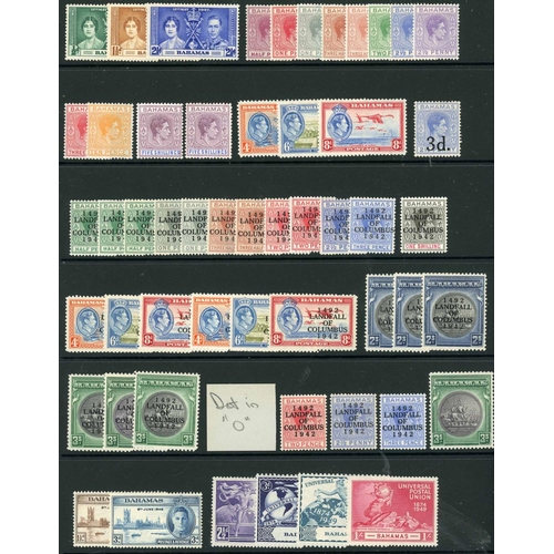 47 - MINT KGVI STOCK with a little duplication and values to 10/- with a good range of countries represen... 