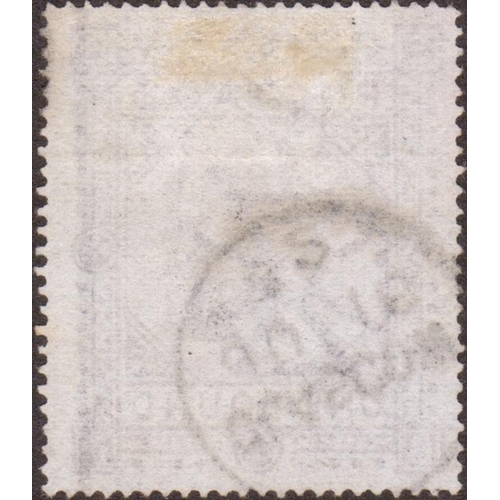 169 - 1878 £1 BROWN-LILAC WMK MALTESE CROSS - fine used example lettered BE; SG129 £4500.