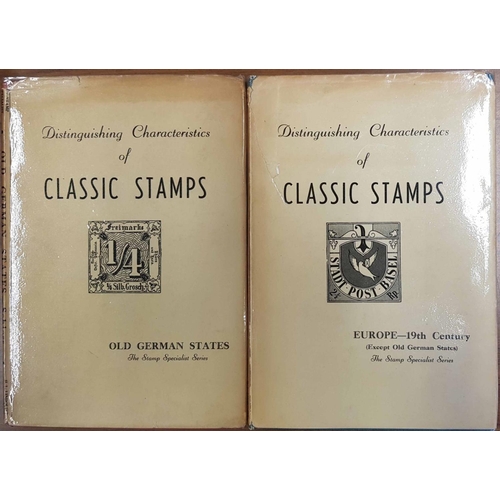 199 - EUROPE: Distinguishing Characteristics of Classic Stamps of 19th Century Europe (1951) & Old German ... 