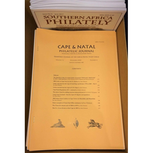 214 - CAPE OF GOOD HOPE & NATAL - CARTON - journals: Natal & Zululand Post/Cape & Natal Philatelic Journal... 