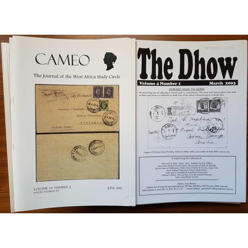26 - AFRICA & MIDDLE EAST: Two large boxes containing recent short runs of several journals & magazines, ... 