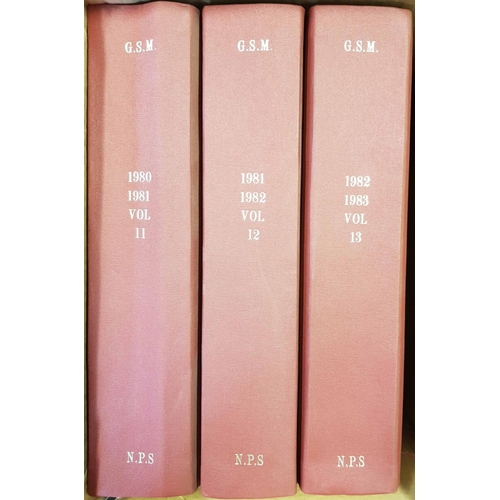 88 - GIBBONS STAMP MONTHLY: Fifteen boxes containing a run 1927-28 through to 2001-2002 (missing one volu... 