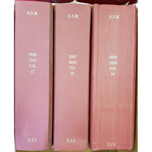 88 - GIBBONS STAMP MONTHLY: Fifteen boxes containing a run 1927-28 through to 2001-2002 (missing one volu... 