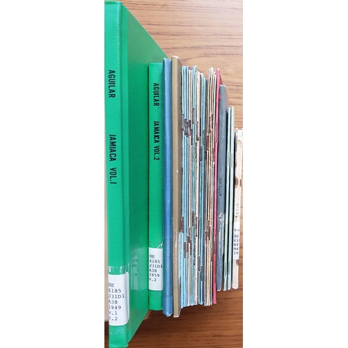 193 - BRITISH WEST INDIES: Two boxes containing a selection of 35 books and journals. Noted: Jamaica by Ag... 