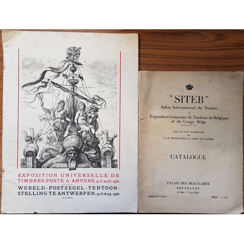 227 - EXPOSITION UNIVERSELLE DE TIMBRES-POSTE 1930: bulletins & Palmares Salon International du Timbre Bru... 