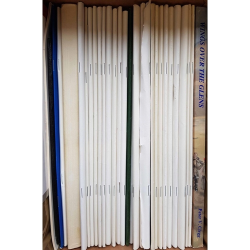 184 - AIR MAILS & AVIATION: Mixture of books & journals in 3 boxes, incl. 