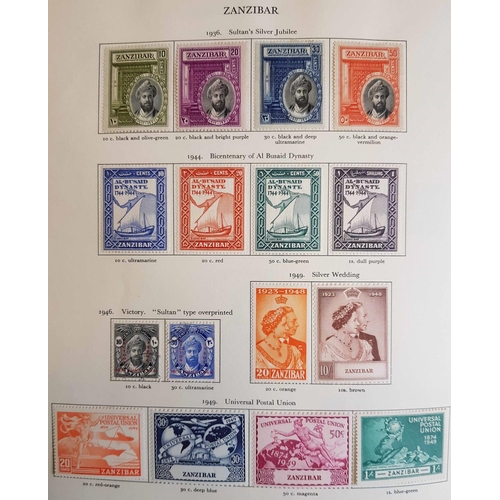 1 - KGVI BRITISH COMMONWEALTH COLLECTION IN SG 'CROWN' ALBUM: The A-Z mint and used collection (some set... 