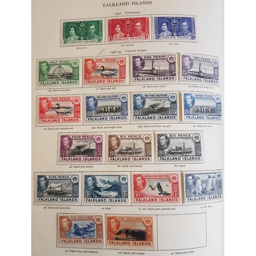 1 - KGVI BRITISH COMMONWEALTH COLLECTION IN SG 'CROWN' ALBUM: The A-Z mint and used collection (some set... 