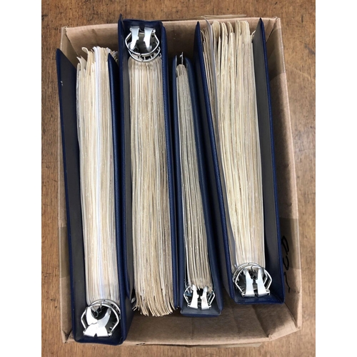 1 - A-Z KEVII TO EARLY QEII USED COLLECTION IN FOUR BINDERS: The exclusively used collection of complete... 