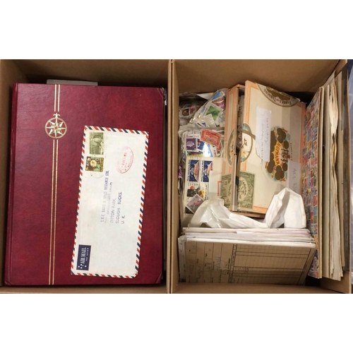 36 - AUSTRALIA & WORLD MIXTURE IN TWO CARTONS - Australia with duplicated mostly used range in three stoc... 