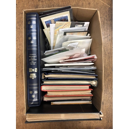 37 - COMMONWEALTH MISCELLANY: Two boxes with the mostly middle period to modern. Includes 1937 & 1953 Cor... 