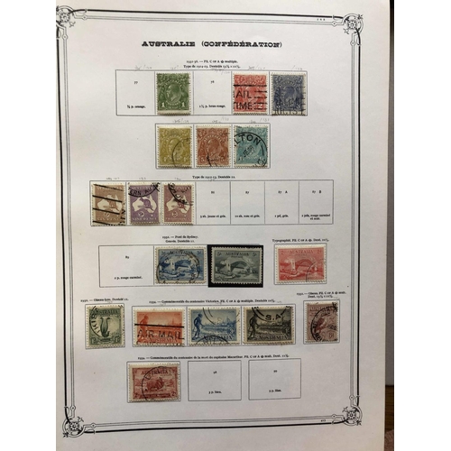 51 - CARTON holding 5 albums. Two of these are large format 'Yvert & Tellier' printed albums with mainly ... 