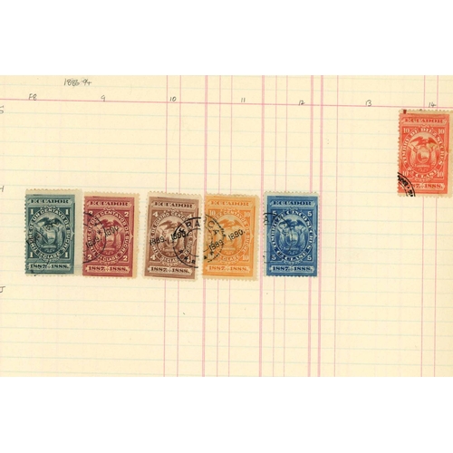 67 - CENTRAL & SOUTH AMERICA; Three cartons containing a mostly used, all periods collection of Central &... 