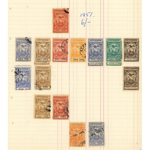 67 - CENTRAL & SOUTH AMERICA; Three cartons containing a mostly used, all periods collection of Central &... 