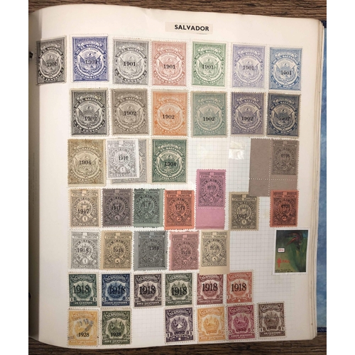 70 - CENTRAL AMERICA: Well-filled album with early to modern, mint & used collections of El Salvador, Hon... 