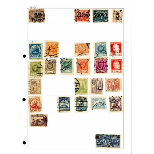 72 - CZECHOSLOVAKIA, GERMANY & POLAND: Carton of eight binders with early to modern mint & used collectio... 