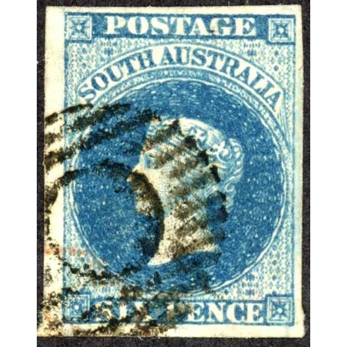 2006 - RANGE ON STOCKCARD inc. 1856/58 Adelaide Print 2d used (4 - varying shades) & unused (closed tear) a... 