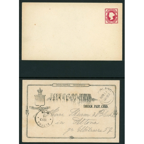 2207 - GERMAN STATES COVER MISCELLANY: 1838-85 group inc. Feb. 1838 EL (fragile) from Bremen to London havi... 