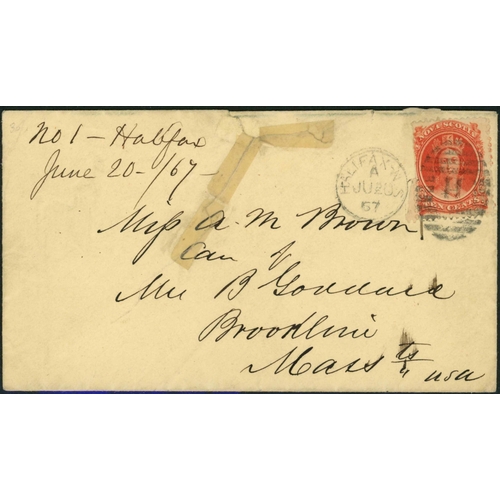 2281 - 1860-63 ISSUE IN MINT MARGINAL BLOCKS & ON COVER: Stock sheets with an accumulation of stamps (48), ... 