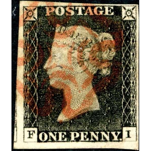 2399 - PLATE 3 - FI - fine with four good to very large margins and red MX cancel.