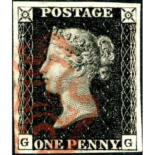 2426 - PLATE 5 - GG - very fine used four margins and red MX.