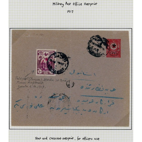 1238 - WWI CENSOR COVERS, 19th. C. COVERS, ETC: Small collection of mostly WWI censor covers & feldpost plu... 