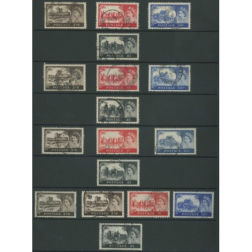 1285 - QV-QEII RANGES ON STOCK SHEETS: Unmounted mint or fine used ranges inc. KGVI defins. mint with wmk v... 