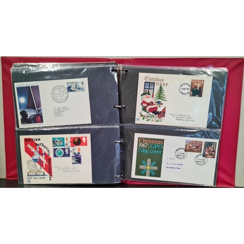 1463 - 1937-1970 ILLUSTRATED FDC COLLECTION: Binder housing the collection of illustrated FDCs with typed/p... 