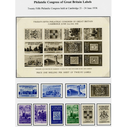 1541 - GB PHILATELIC CONGRESS & OTHER EXHIBITION CANCELS PLUS EARLY 'SOUVENIRS', ETC: A small group of GB C... 