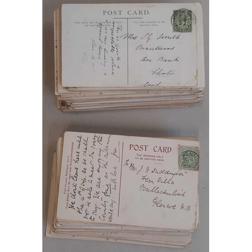 1589 - PPCs 1900s-1920s WITH CANCELLATION INTEREST - Scotland, Isle of Man & Channel Islands: Good range of... 