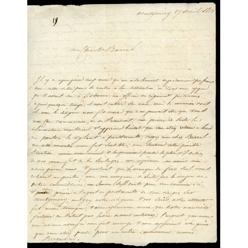 252 - ** WALES - MONTGOMERY/ABERGAVENNY - INTER-P.O.W. LETTER WITH CENSOR ENDORSEMENT & 