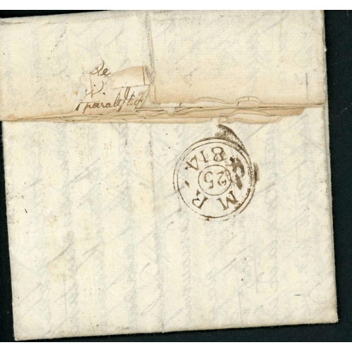 256 - ** BISHOPS CASTLE - LETTER EX FRANCE TO P.O.W. WITH 