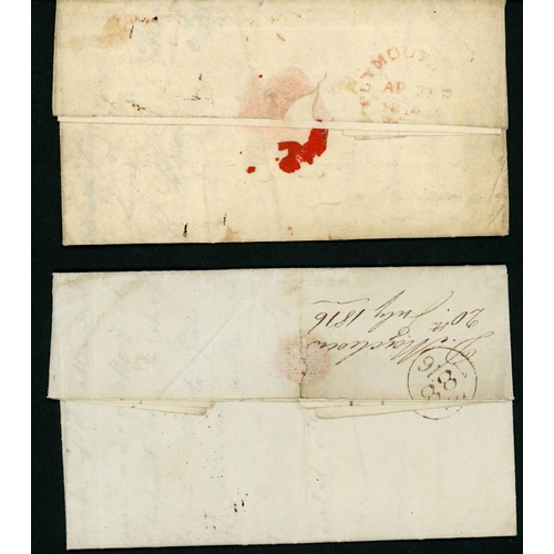 348 - ** CAMPAIGN MAIL - 1d CONCESSION RATE REF. NAPOLEON BOAT + TO BRITISH OCCUPATION OF FRANCE; 9 Apr. 1... 