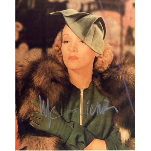 353 - MENACHEM BEGIN 1913/92, MARLENE DIETRICH 1901/92, IRA GERSHWIN 1896/1893 - trio of signed photograph... 