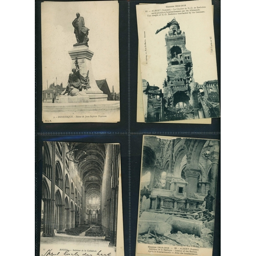 360 - FRANCE - EARLY WWI FOCUSED: Mainly unused collection in two albums (a few early used). Many First Wo... 