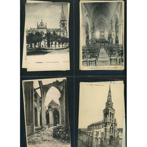 360 - FRANCE - EARLY WWI FOCUSED: Mainly unused collection in two albums (a few early used). Many First Wo... 