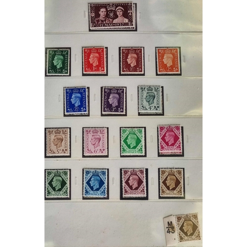 46 - MINT AND USED GB AND COMMONWEALTH ACCUMULATION: One box with a mixture of material in 6 stockbooks/a... 