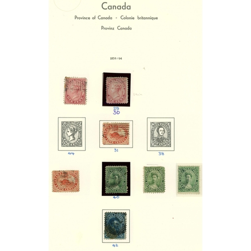 486 - USED COLLECTION 1859-1990: 'Lighthouse' printed album with the mostly fine collection commencing wit... 