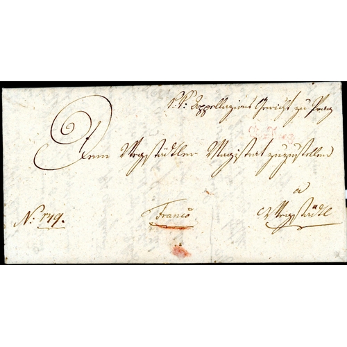 552 - POSTMARKS OF PRAGUE - PRE-STAMP 1785-1849: A well written-up study of the early namestamps of Prague... 