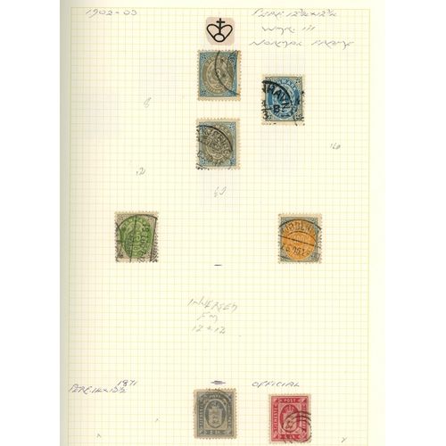 564 - 19TH/20TH CENTURY USED COLLECTION: Range on leaves in binders (3) inc. 1852 4rbs (3 margins), 1854 4... 