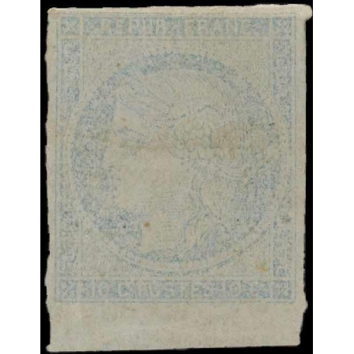 614 - OFFICIAL ESSAY - showing the Governments research into preventing the re-use of stamps. c.1859. Prin... 