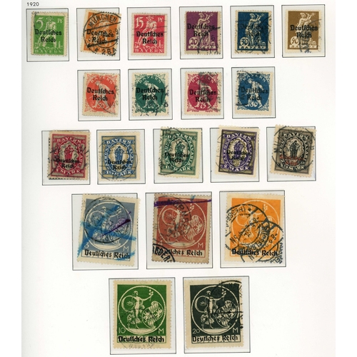 676 - ** COLLECTION IN DAVO ALBUM: Fine Davo album, fairly well-filled with Empire, Weimar Republic and Th... 