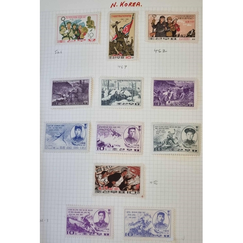 71 - CHINA, KOREA, TUVA, MONGOLIA COLLECTION: A used and mint collection housed in one carton. 5 stockboo... 