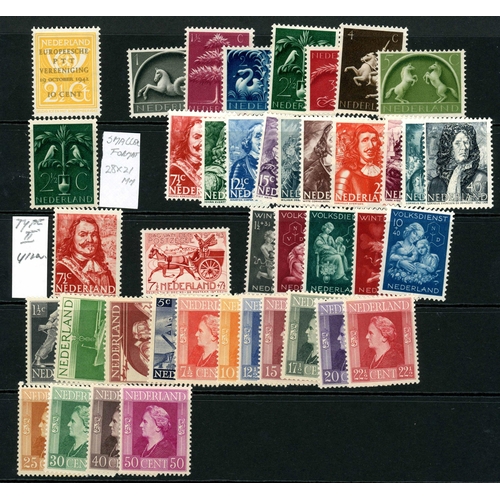 919 - WWII GERMAN OCCUPATION ISSUES INC. LEGION SHEETS: 1940-45 unmounted mint ranges including 1940 surch... 