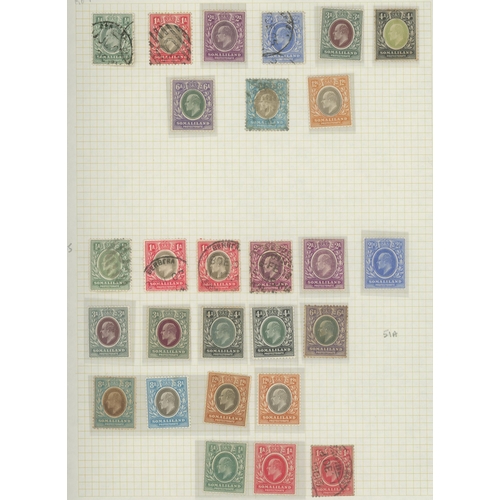 1022 - QV - QEII MINT & USED COLLECTION: Range on leaves inc. 1905-11 mint/used range to 12a representing d... 