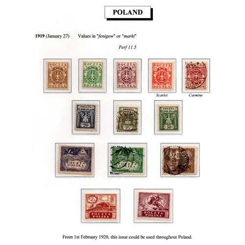 967 - MINT & USED COLLECTION, 1860-1939: Large binder with an attractively presented collection on display... 