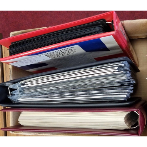 1274 - THREE ALBUMS/BINDERS including SG printed album with fairly basic, mostly used collection with QV to... 