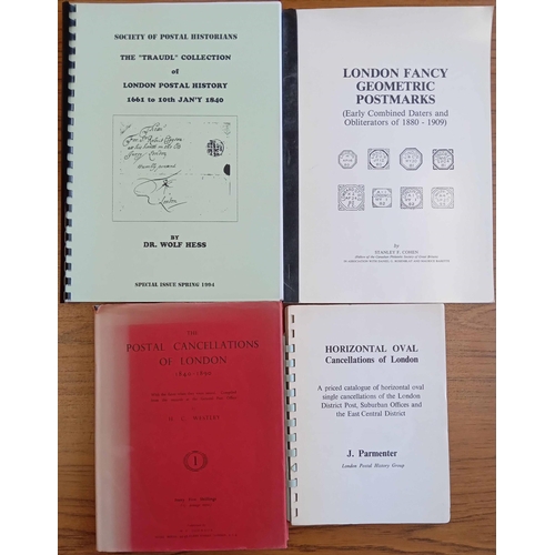 400 - LONDON: 'Letter Receivers of London' vols. 1 & 2 in slipcase by Feldman, 'The Traudl Collection of L... 