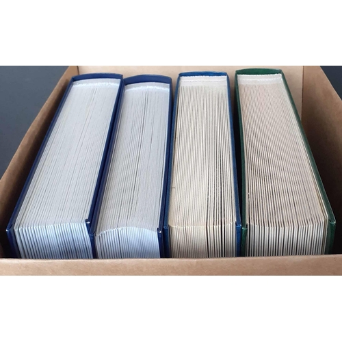 85 - NEW 64-PAGE STOCK BOOKS: Two by Edelweis (one green and one blue), the others unbranded but also in ... 